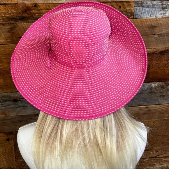 San Diego Women's Pink Ribbon Braid Hat with 5” brim EUC - Picture 10 of 16